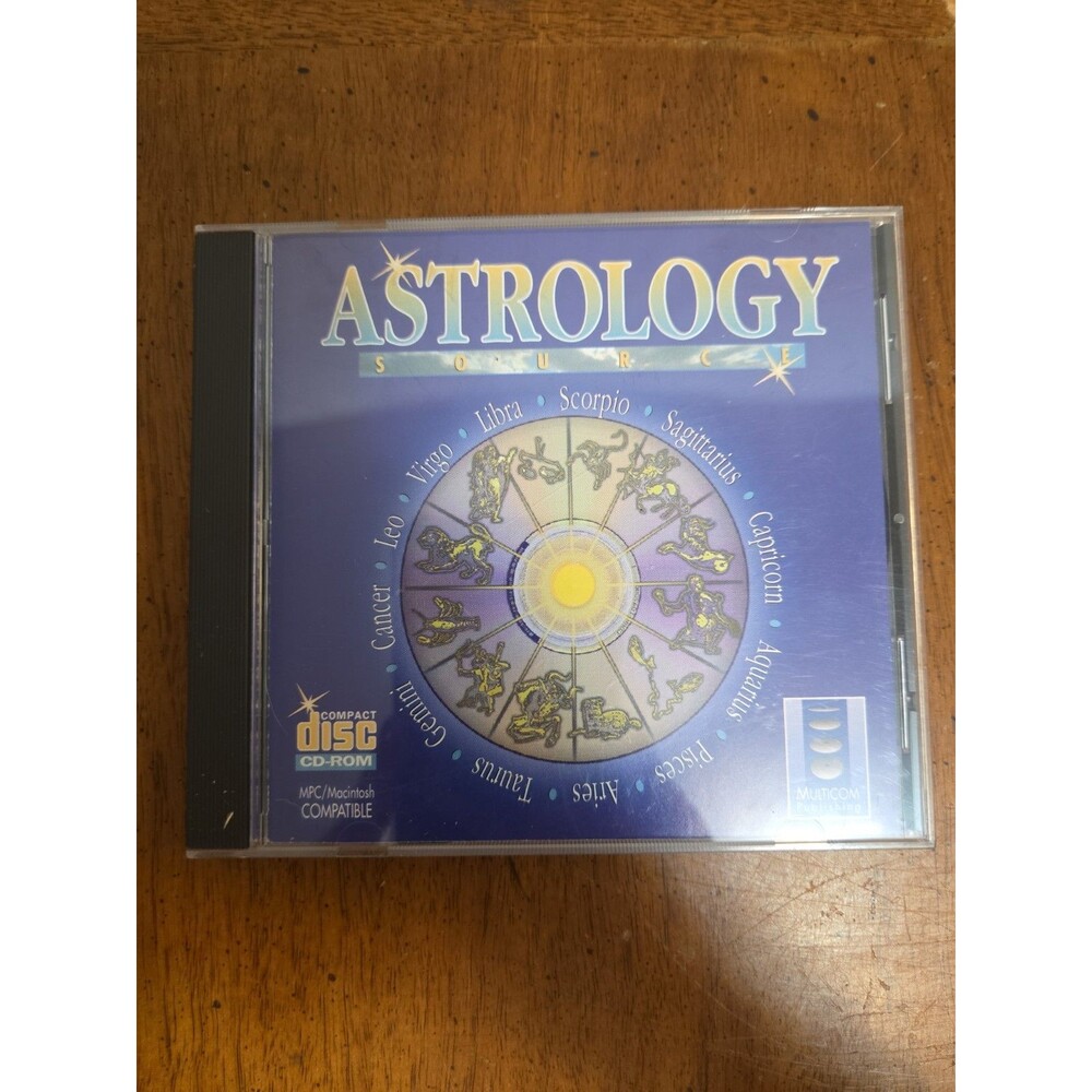 Astrology Source Windows/MAC PC CD-ROM ** MINT ** Rare
